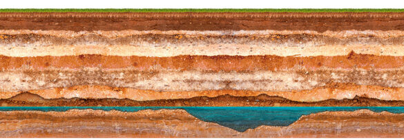 Lag af jord med grundvand