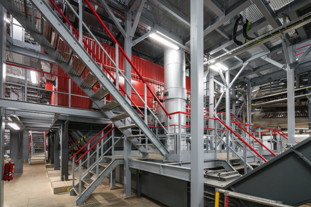 Woodchip boiler