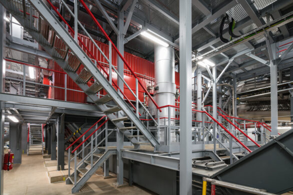 Woodchip boiler