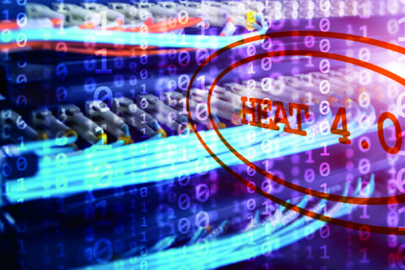 Digital Binare Code on Data. Data 4.0