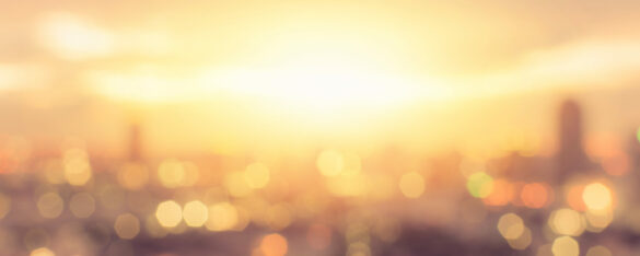 Summer,Sun,Blur,Golden,Hour,Sky,Sunset,With,City,Rooftop