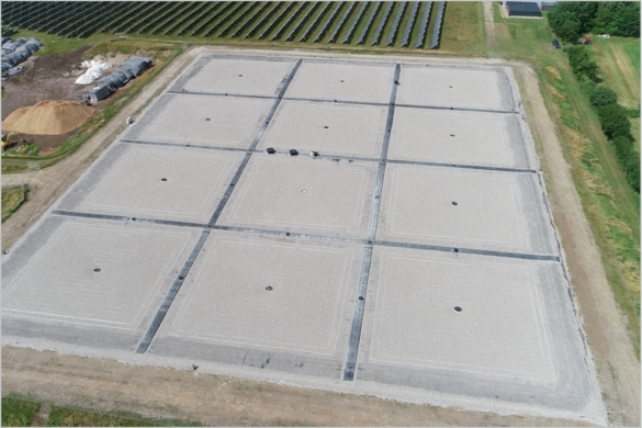 Pond heat storage in Hoje Taastrup, Denmark