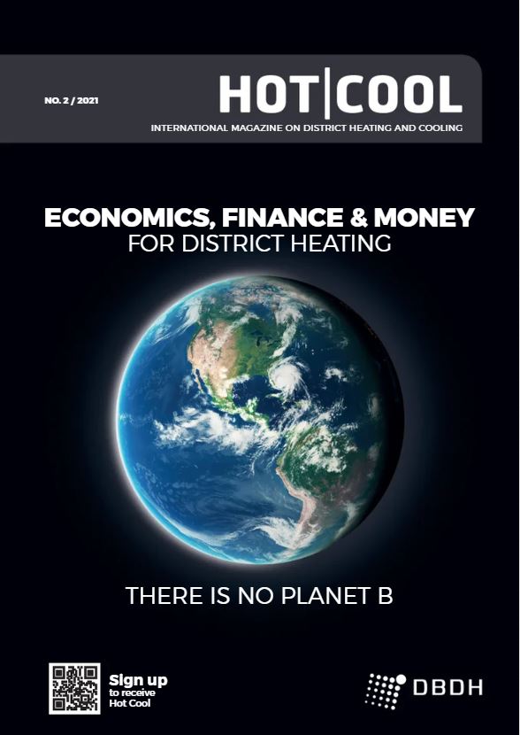 Hot Cool #2, 2021 cover - Economics, Finance and Money for District Heating
