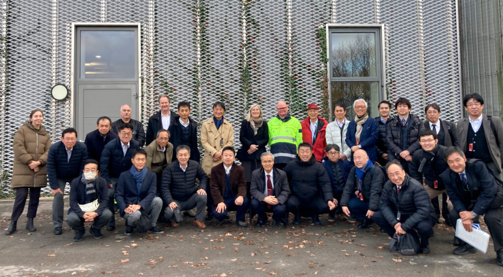 Japanese delegation visits DBDH at Frederiksberg, Denmark