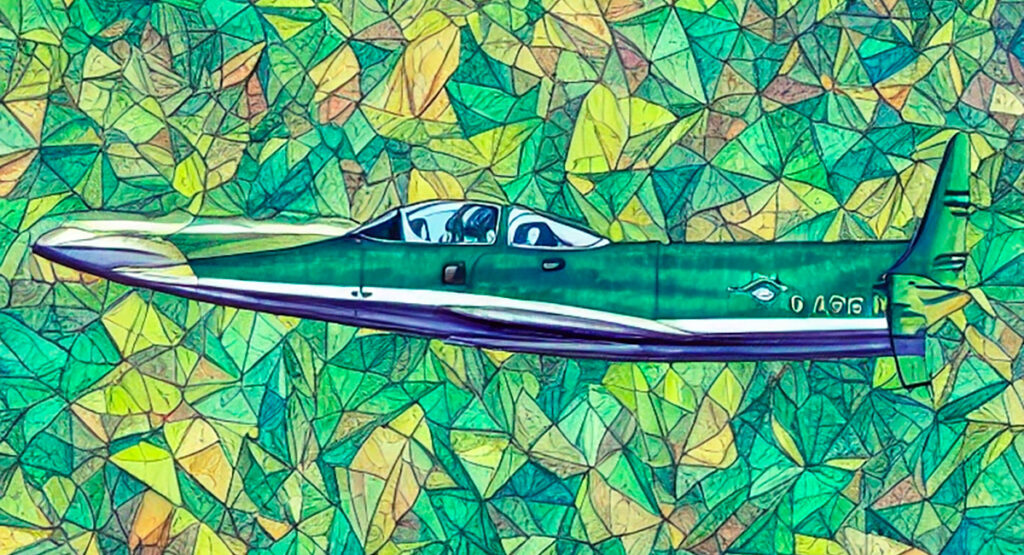 Flying green