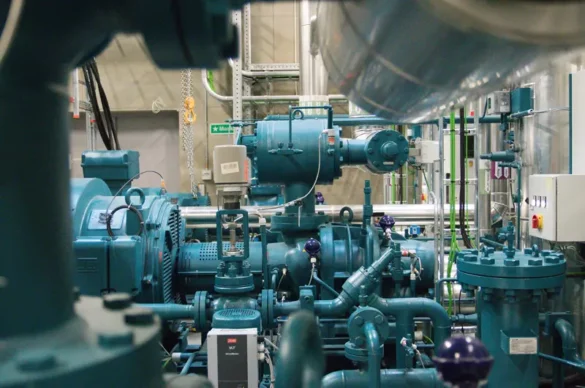 HOFOR's demonstration heat pump in Sydhavnen has provided experience using seawater and wastewater as heat sources. Photo: HOFOR.