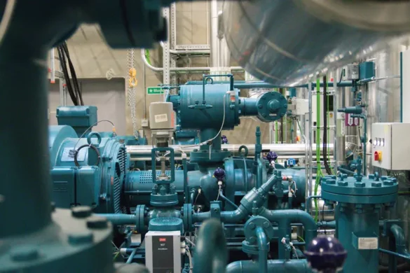 HOFOR's demonstration heat pump in Sydhavnen has provided experience using seawater and wastewater as heat sources. Photo: HOFOR.