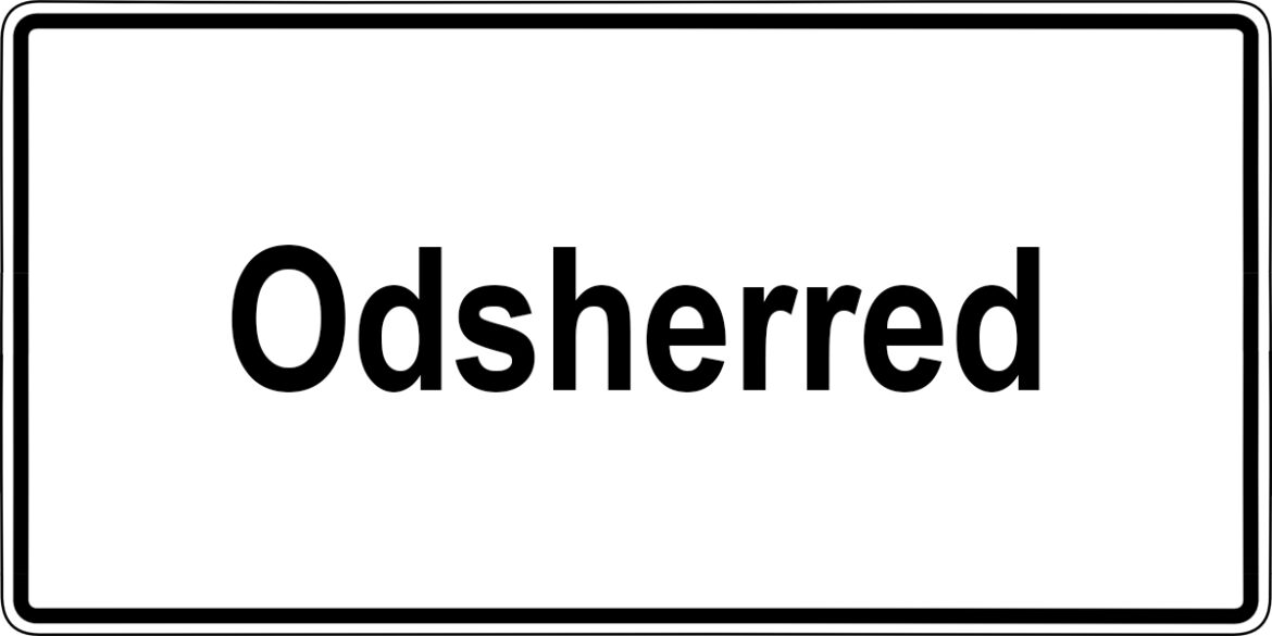 Odsherred town sign