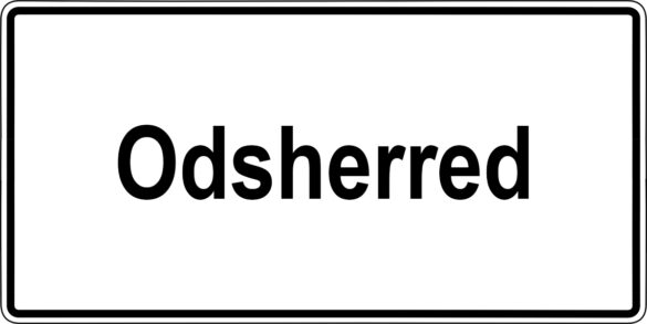 Odsherred town sign