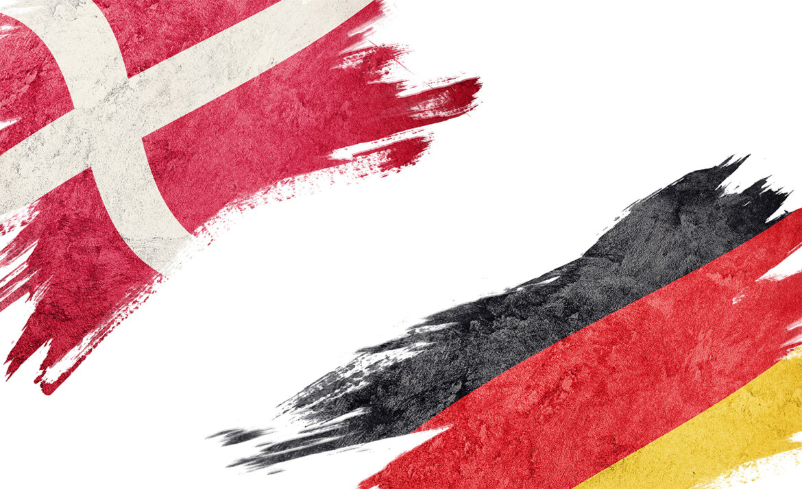 Danish-German flags_ Danish-German flags_