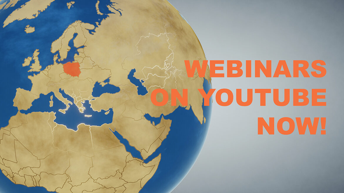 Webinars on YouTube now