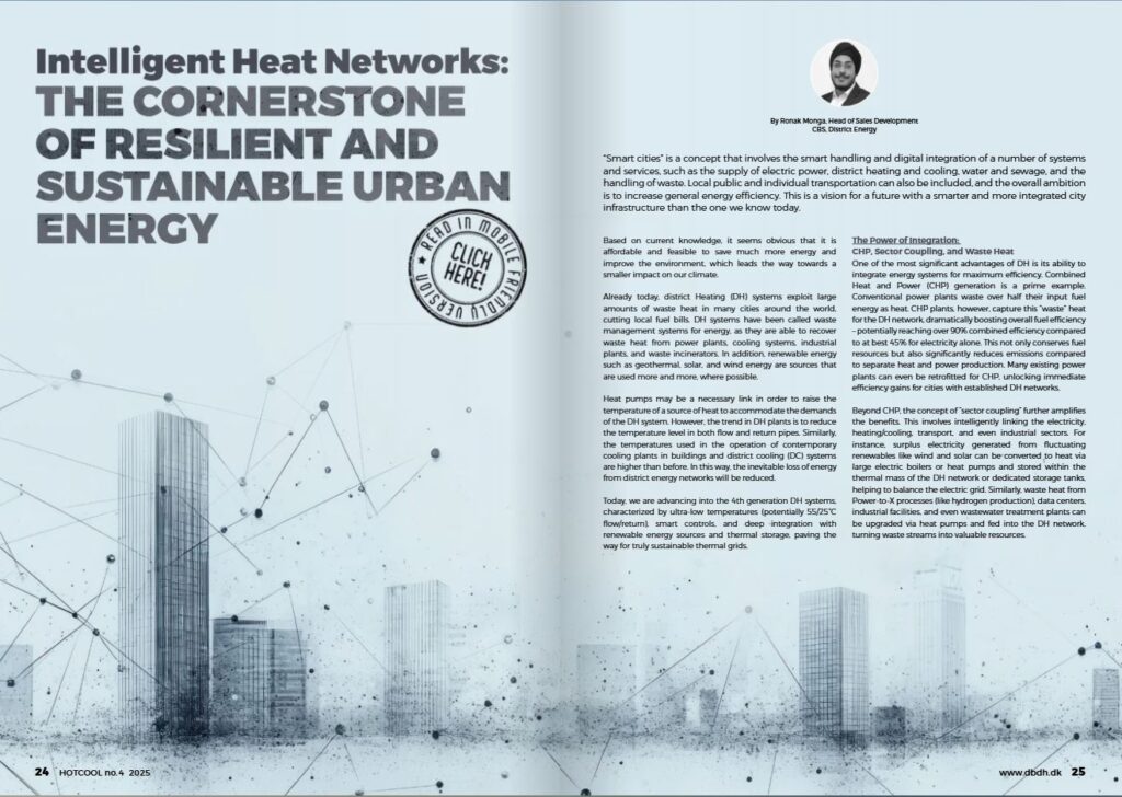 Intelligent Heat Networks - the cornerstone of resilient and sustainable urban energy
