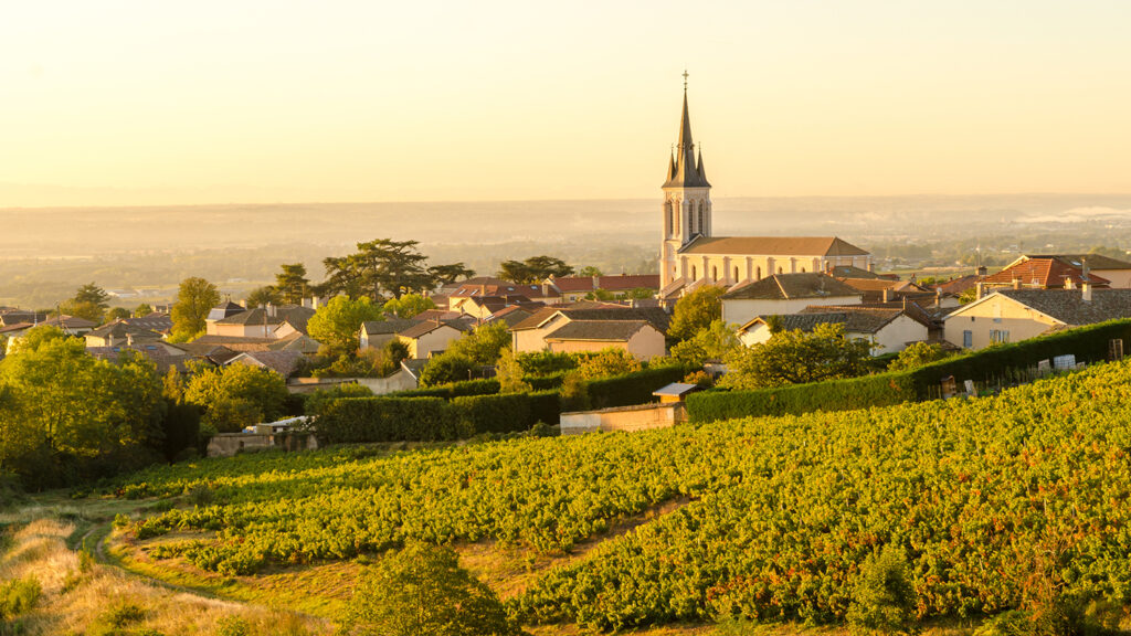 Beaujolais village, Western France