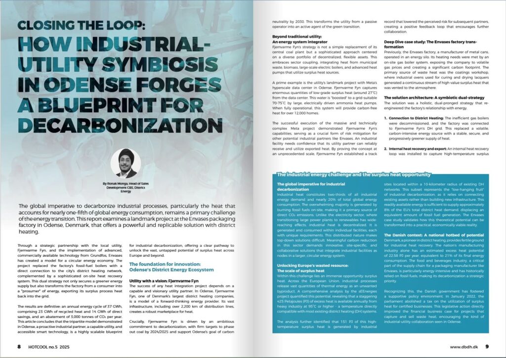 How industrial-utility symbiosis in Odense forges a blueprint for decarbonisation