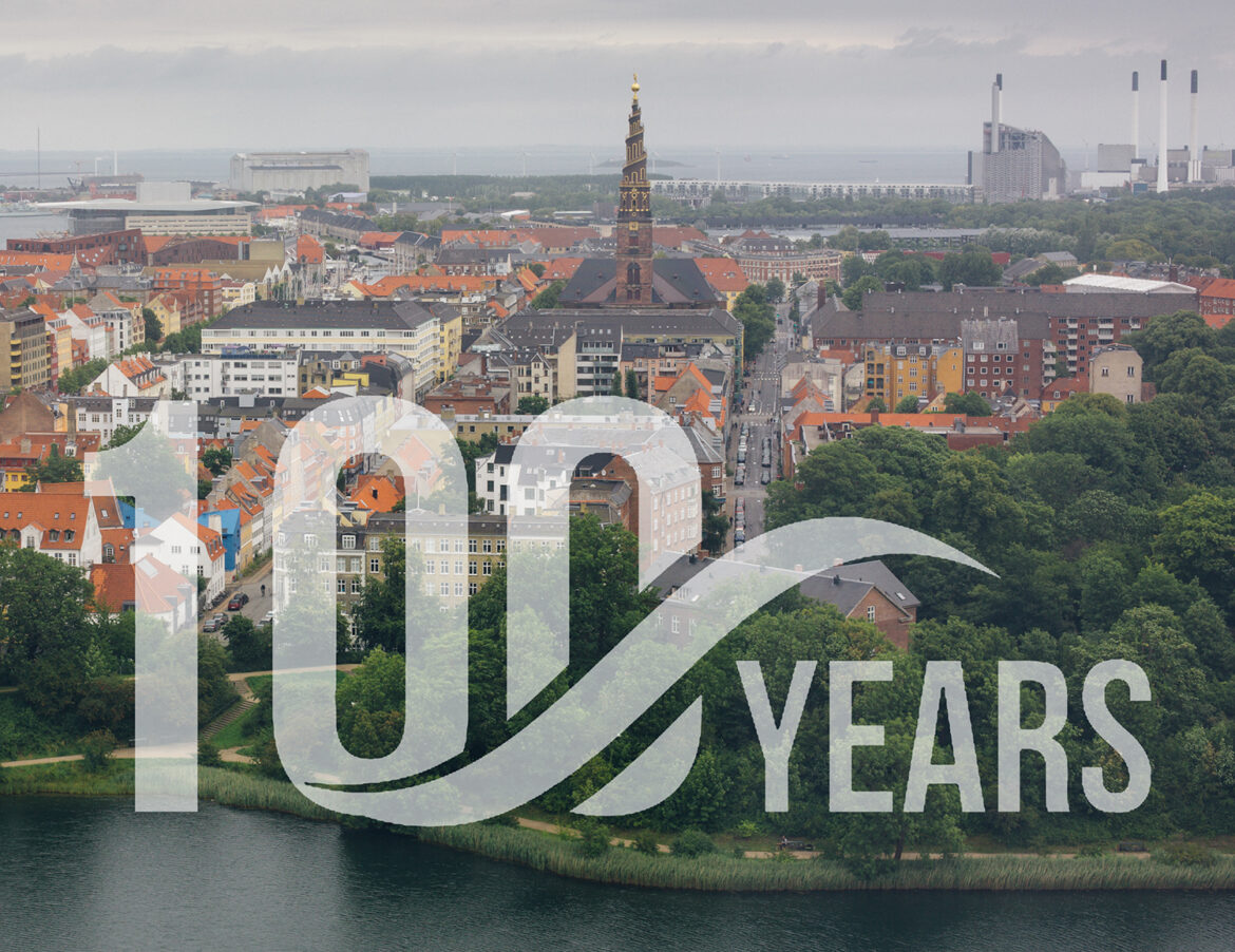 View of Copenhagen - 100 years Anniversary of District Heating