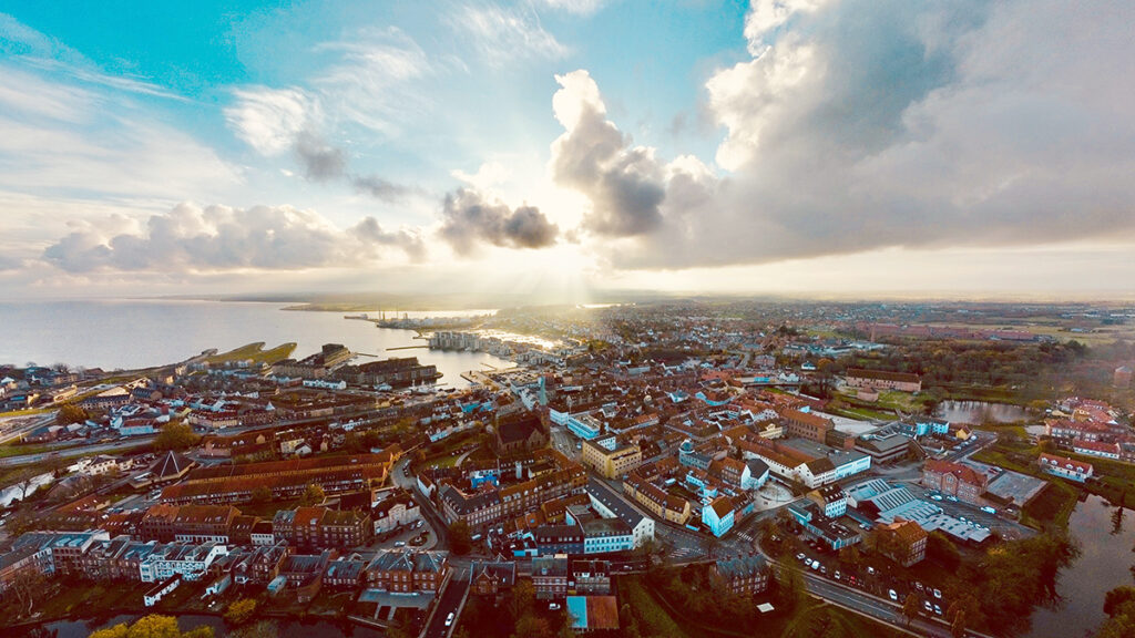 Nyborg City Skyline