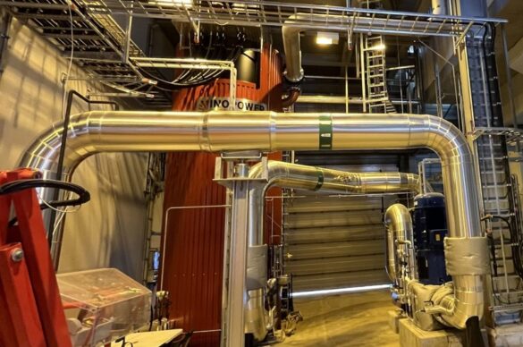 Hillerød District Heating's new electric boiler strengthens fossil-free district heating, Photo @Hillerød-Forsyning