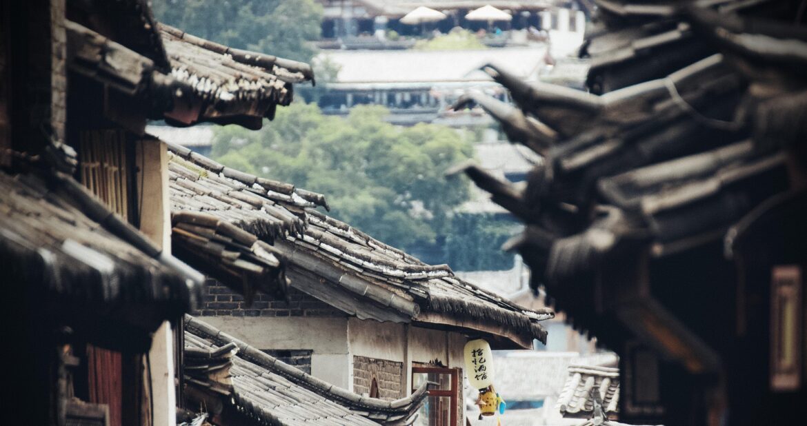 Rooftops in China