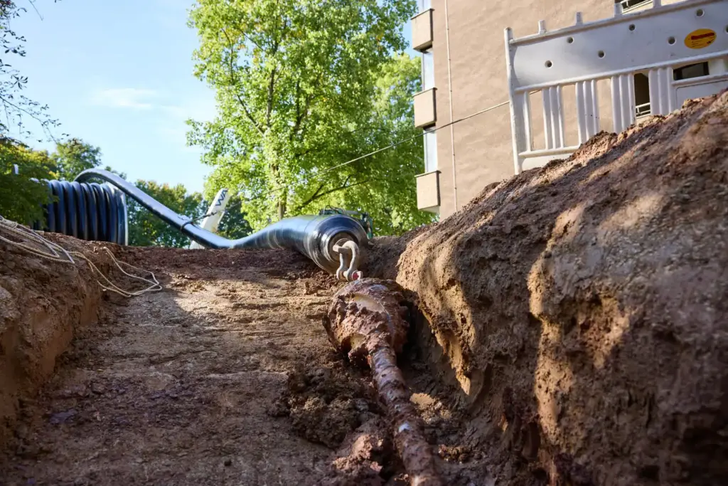District heating pipelines without trenching_Brugg-Pipes