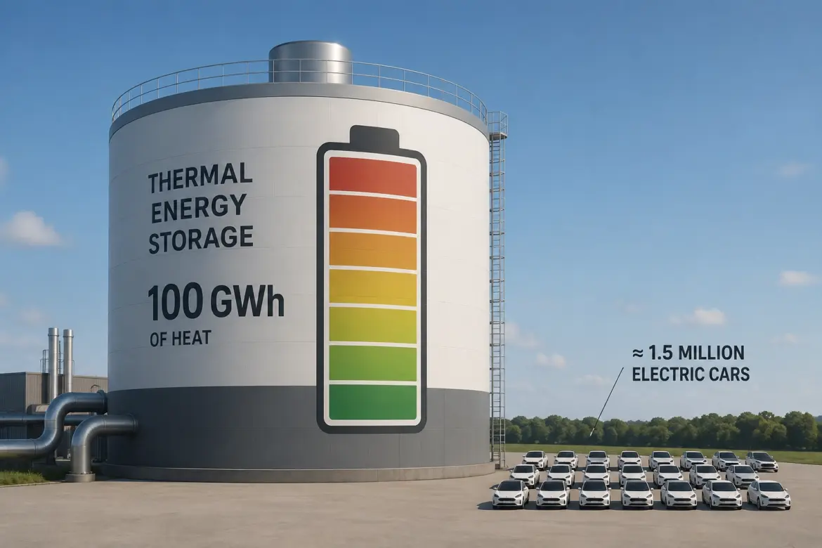 100 GWh equals fueling 1000000 electric cars